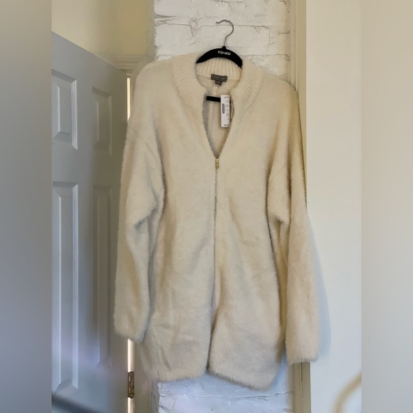 NWT (ANTHROPOLOGIE)  Point Sur zipper sweater size large - Picture 3 of 8